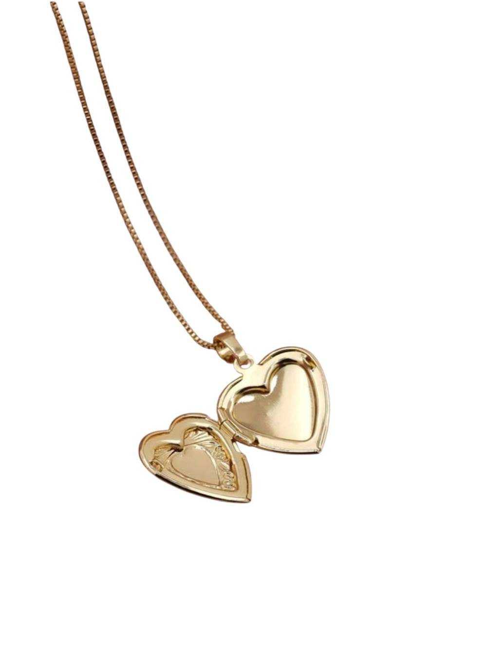 Gold Locket - New - Picture 2 of 2